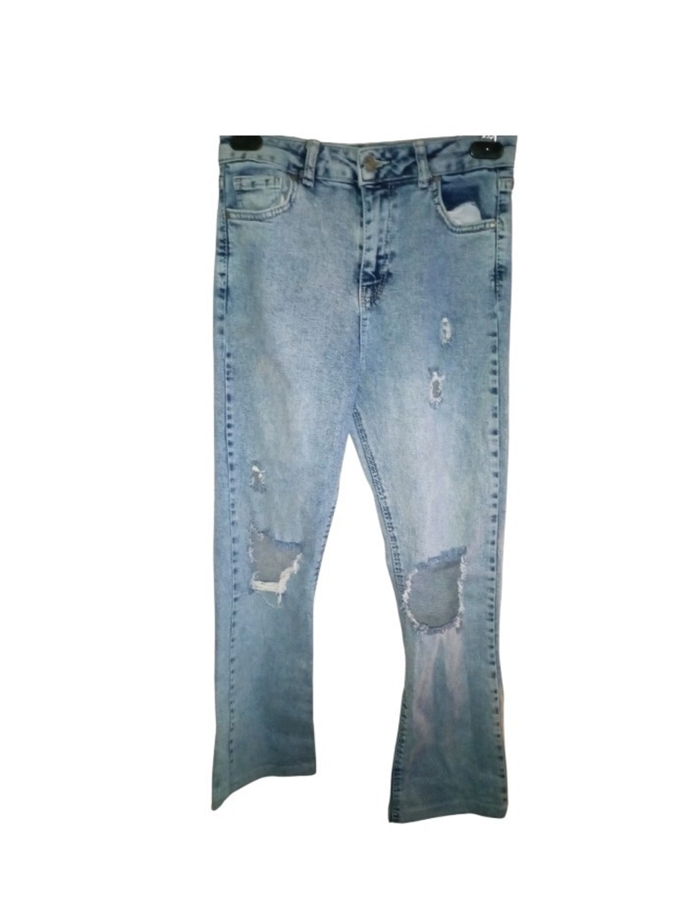 YMR Moda Jeans Women’s 40 High‑Rise Blue Stonewash